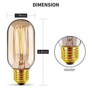 Ampoule Vintage Électrique Authentique Atmosphérique Industrielle