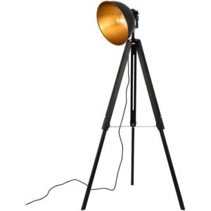 Lampe Industrielle Métal Doré Contemporain Authentique
