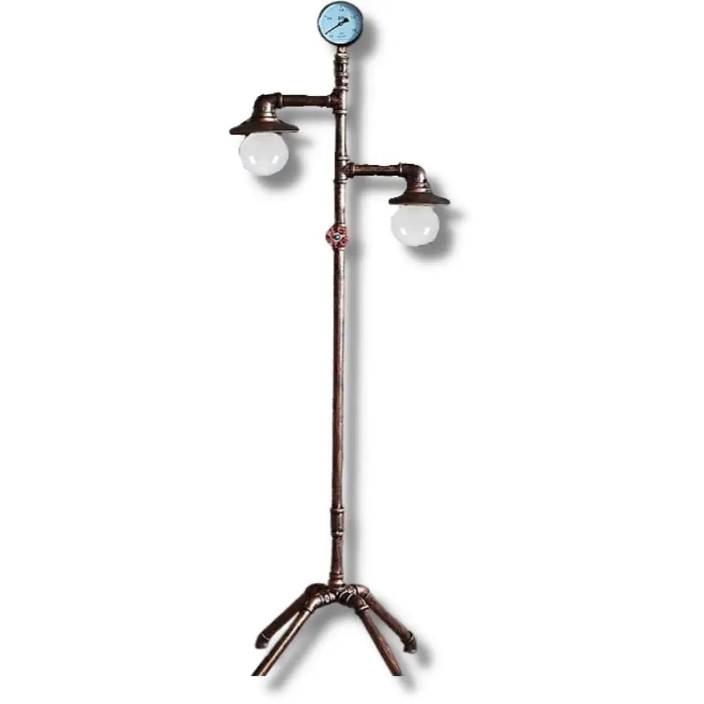 Lampe Sur Pied Industrielle Compteur Vintage 2 Lampe Sur Pied Industrielle Compteur Vintage