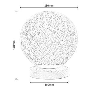 Lampe Sur Socle Contemporaine Naturelle Industrielle