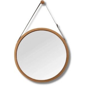 Miroir Industriel Suspendu Encadrement Métallique Authentique