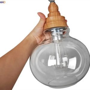Ampoule Loft Design Bois Massif Authentique