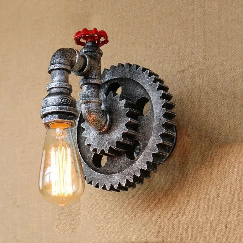 Applique Murale Industrielle Pignon Élégante Au Design Authentique 3 Applique Murale Industrielle Pignon Élégante Au Design Authentique