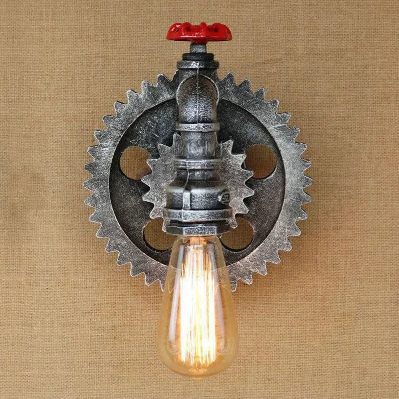 Applique Murale Industrielle Pignon Élégante Au Design Authentique 2 Applique Murale Industrielle Pignon Élégante Au Design Authentique