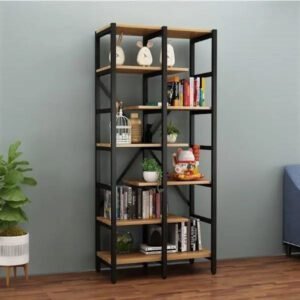 Étagère Industrielle Design En Métal Et Bois Pour Intérieur Urbain