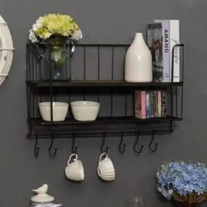 Étagère Murale Cuisine Industrielle Artisanale Authentique