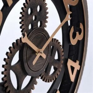 Horloge Industrielle Authentique Artisanale Patinée Contemporaine