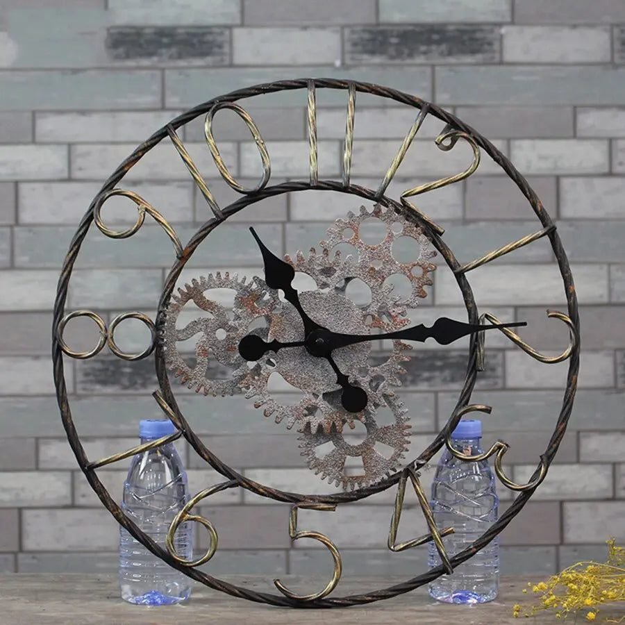 Horloge Industrielle Forgeron Authentique Murale Vintage 2 Horloge Industrielle Forgeron Authentique Murale Vintage