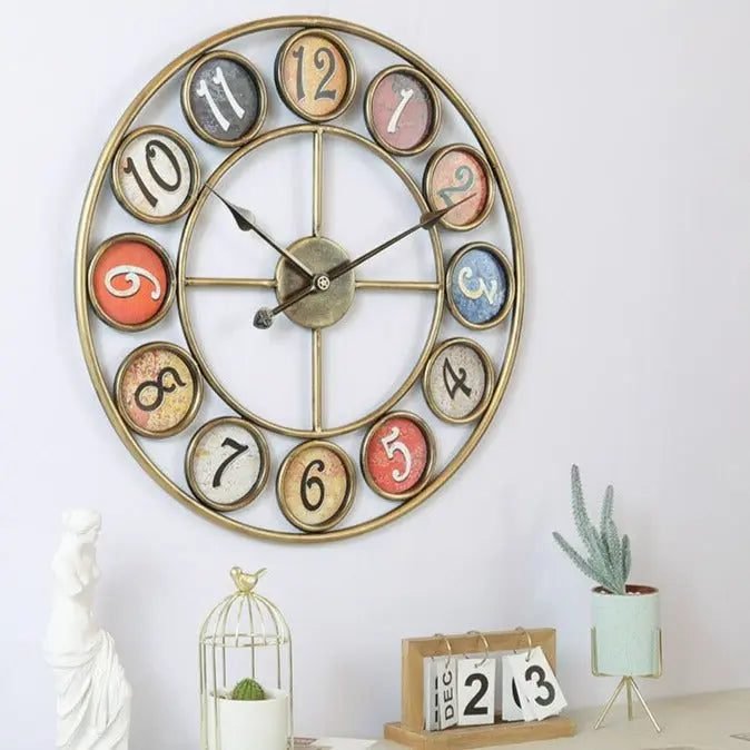 Horloge Industrielle Joie Vintage Authentique 2 Horloge Industrielle Joie Vintage Authentique