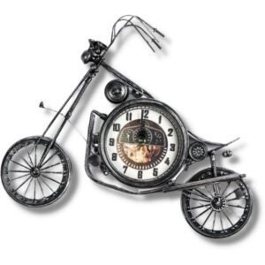 Horloge Industrielle Murale Vintage Moto Authentique