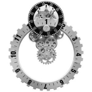 Horloge Industrielle Plastique Authentique Résistante Décorative