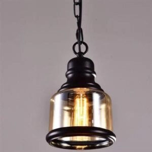 Lampe Industrielle En Verre Contemporaine Authentique Atelier
