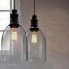 Lampe Suspendue Industrielle Borosilicate Artisanale Signature