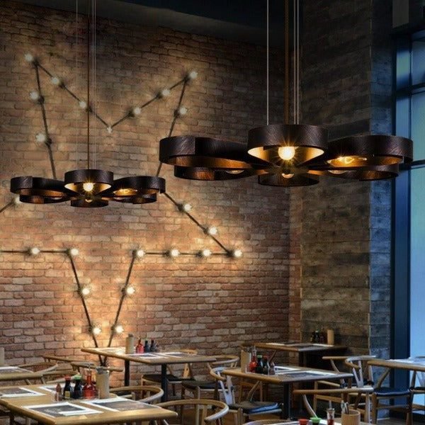 Lampe Suspendue Industrielle Contemporaine Florale Authentique 2 Lampe Suspendue Industrielle Contemporaine Florale Authentique