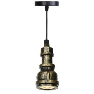 Lampe Suspendue Industrielle Manufacture Métallique Authentique