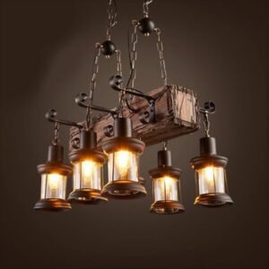 Lustre Industriel XXL Suspension Métallique Personnalisable