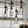 Lustre Industriel Zen Minimaliste Éclairage Authentique 7 Lustre Industriel Zen Minimaliste Éclairage Authentique