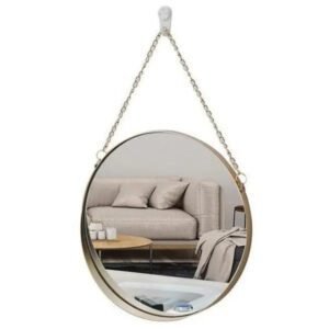 Miroir Industriel Décoratif Mural Authentique Métallique