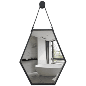 Miroir Industriel Noir Grand Format