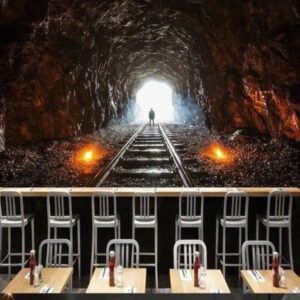 Papier Peint Mural Industriel Vintage Authentique