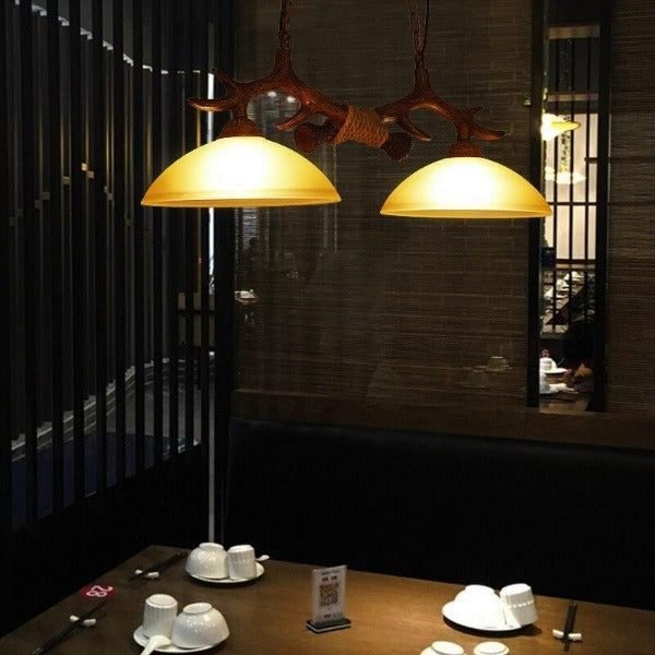 Suspension Industrielle 2 Lampes Style Vintage 1 Suspension Industrielle 2 Lampes Style Vintage