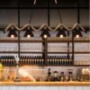 Suspension Industrielle 5 Lampes Vintage