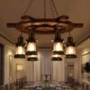 Suspension Industrielle Bois Massif Vintage Authentique 4 Suspension Industrielle Bois Massif Vintage Authentique