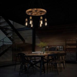 Suspension Industrielle Brooklyn Métal Authentique