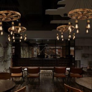 Suspension Industrielle Brooklyn Métal Authentique