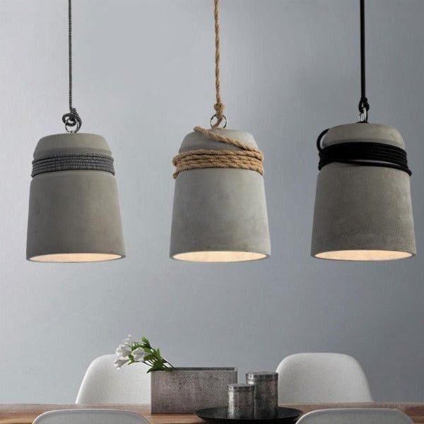 Suspension Industrielle Ciment Contemporain Authentique Signature 2 Suspension Industrielle Ciment Contemporain Authentique Signature