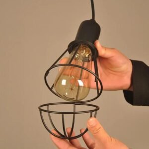 Suspension Industrielle Contemporaine Vintage Authentique Atelier