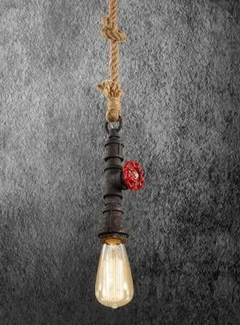 Suspension Industrielle Corde Colorée Collection Authentique
