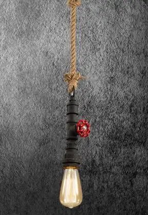 Suspension Industrielle Corde Colorée Collection Authentique
