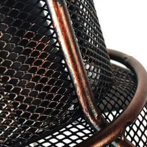 Suspension Industrielle Grillage Métallique Rétro Authentique