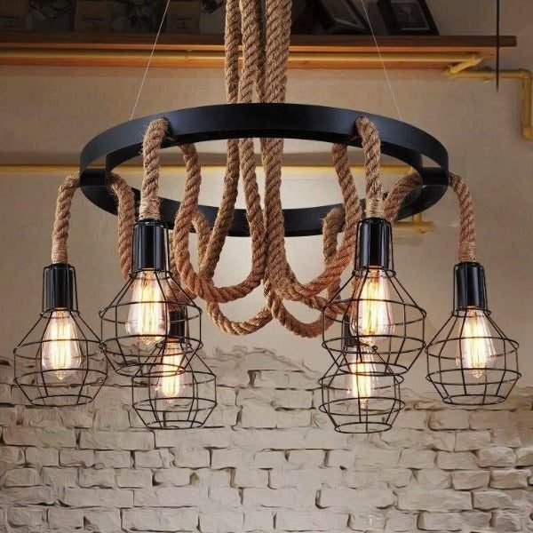 Suspension Industrielle Métallique Contemporaine Signature 80cm 4 Suspension Industrielle Métallique Contemporaine Signature 80cm