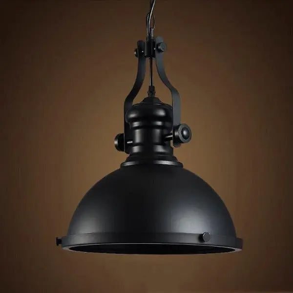 Suspension Industrielle Métallique Noire Contemporaine Authentique 3 Suspension Industrielle Métallique Noire Contemporaine Authentique