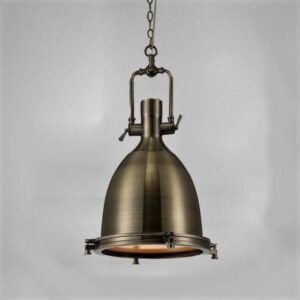 Suspension Industrielle Métallique Style Atelier Vintage