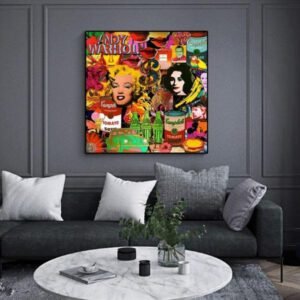 Tableau Industriel Pop Art Vintage Chic
