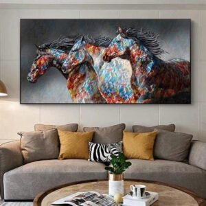 Tableau Industriel Vintage Cheval De Course