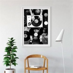 Tableau Industriel Vinyle Décoratif Contemporain Panoramique