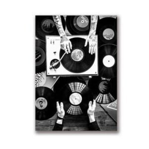 Tableau Industriel Vinyle Décoratif Contemporain Panoramique