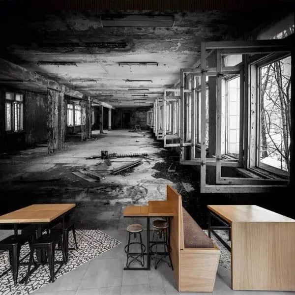 Tapisserie Industrielle Noire Contemporaine Texturée Authentique 2 Tapisserie Industrielle Noire Contemporaine Texturée Authentique