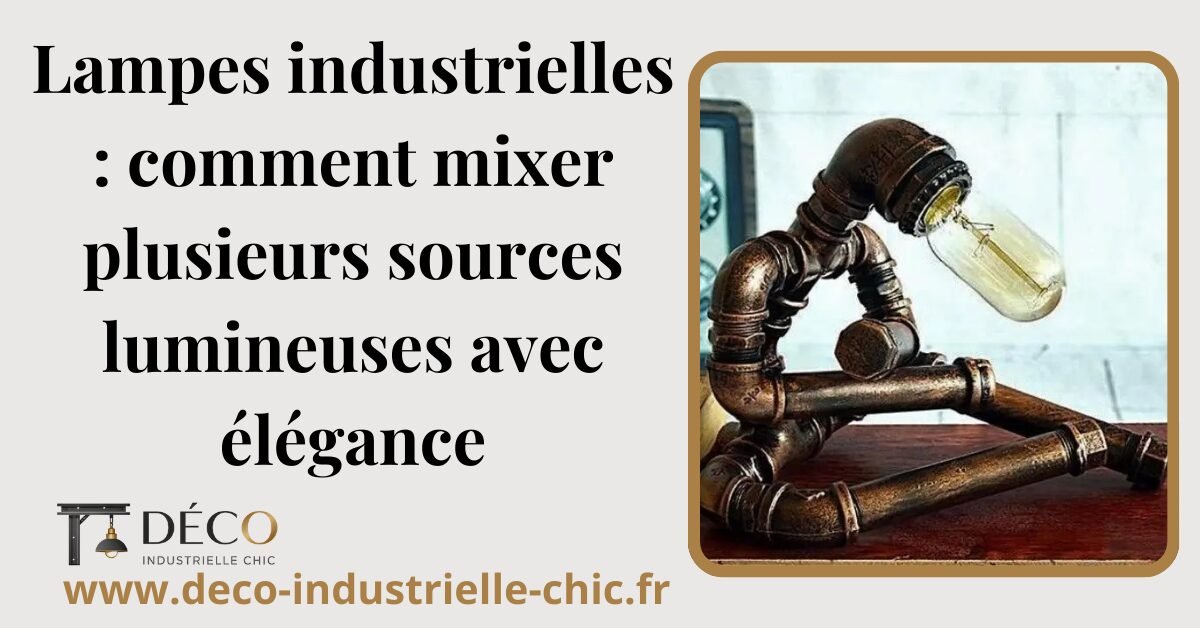 Lampes industrielles : comment mixer plusieurs sources lumineuses avec élégance 1 15 Lampes Industrielles Comment Mixer Plusieurs Sources Lumineuses Avec Elegance