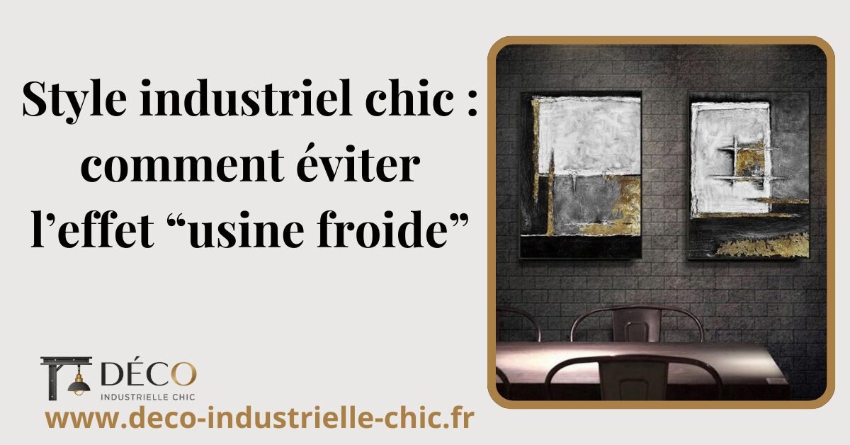 Style industriel chic : comment éviter l’effet “usine froide” 1 44 Style Industriel Chic Comment Eviter Leffet Usine Froide