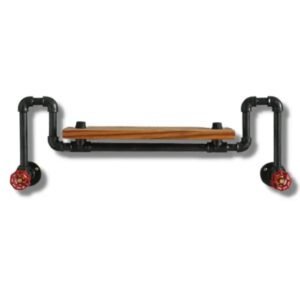 Étagère Industrielle Vintage Authentique En Métal