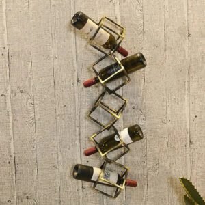 Étagère Murale Industrielle À Bouteilles Authentique