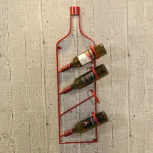 Étagère Murale Industrielle Contemporaine Bouteilles Authentique