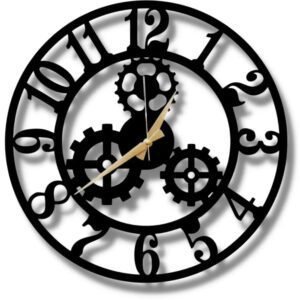 Horloge Industrielle À Gros Chiffres Vintage