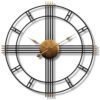Horloge Industrielle Authentique Lignes Métalliques Imposantes
