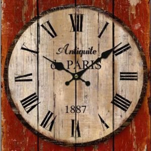 Horloge Industrielle Décorative Parisienne Authentique Ancienne